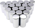 Chrome Plastic Spike 33mm Lug Nut Cover1