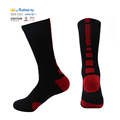 High Quality Custom Basketball Sports Knitted Socks for Women - Crew Style with Bottom Logo1