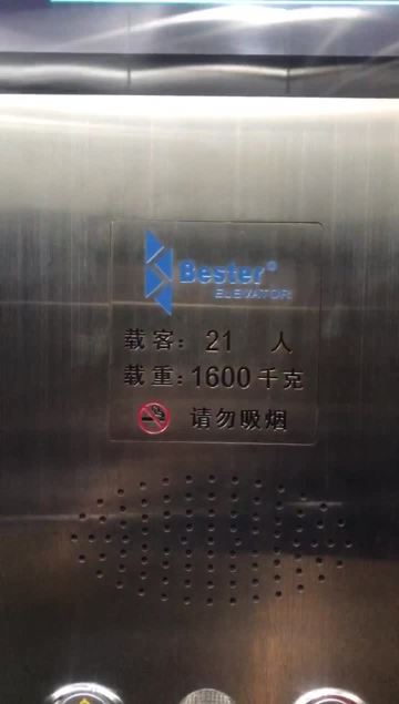 Bester Standard Passenger Elevator