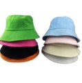 Wide Brim Plain Adult Polyester/Cotton Bucket Hat1