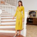 لباس های سفارشی سازی Uni برای Prom Kaftan دبی کمربند منگوله ای مجلل رسمی مناسبت های باریک لباس زنانه شیک و باریک 1