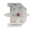 GNBGAGE Stainless Steel GNB-03 Welding Gauge for Fillet Weld Leg Length Measurement1