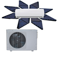 Affordable Grid Tied Inverter Air Conditioner: 9000BTU 1HP Hybrid Solar AC Ductless Split Unit with Solar Compatibility1