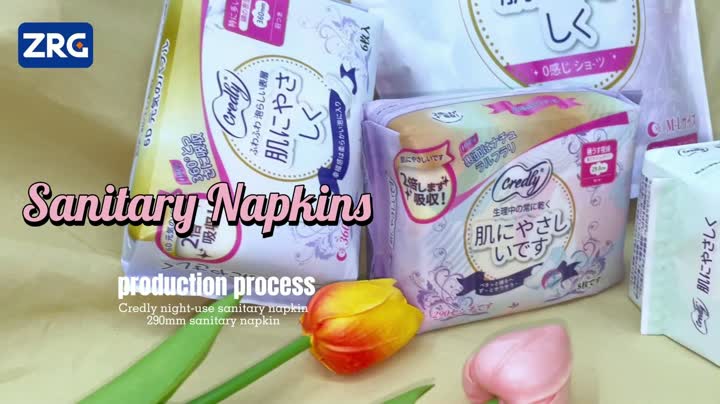 Processo di produzione di assorbenti igienici da 290 mm