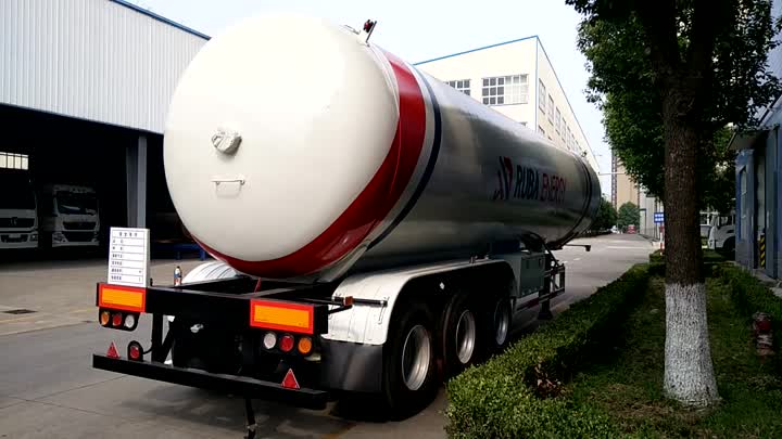 56cbm 3 axle LPG Gas Trailer Tanks.mp4