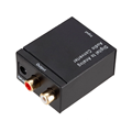 SPDIF Optical and Coaxial Digital to Analog Stereo Audio Converter with Toslink and Coaxial Inputs to RCA R/L Jack Output1