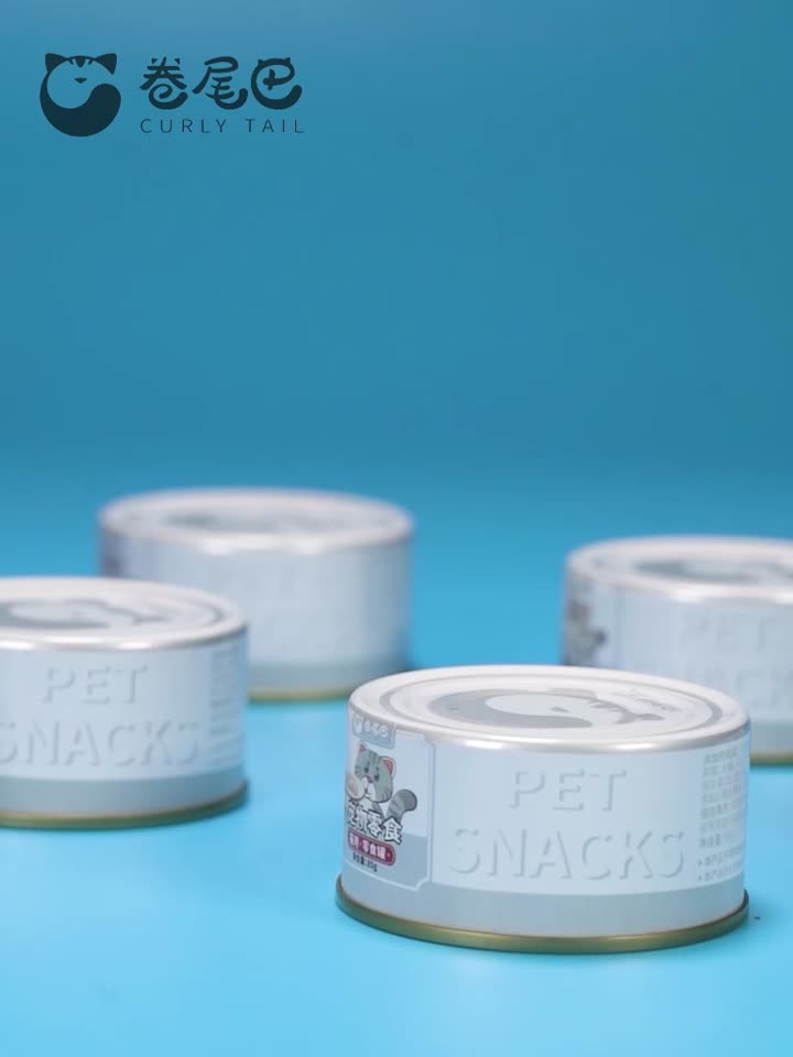 Cats Snack Can Food Milkshake Jar Fabor de pollo