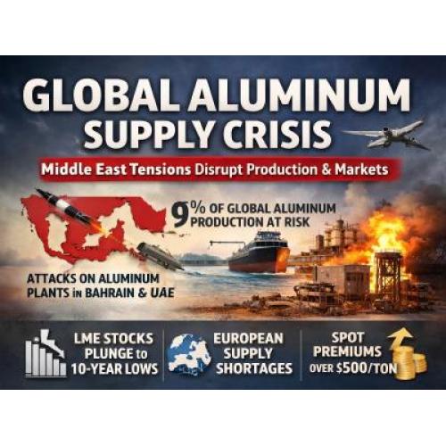 حملات به غول‌های آلومینیوم خاورمیانه نگرانی‌های عرضه جهانی را افزایش می‌دهد