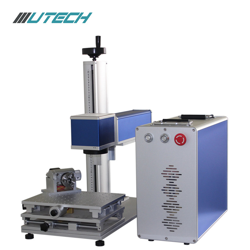 Gold silver jewelery fiber laser marking machine 30W