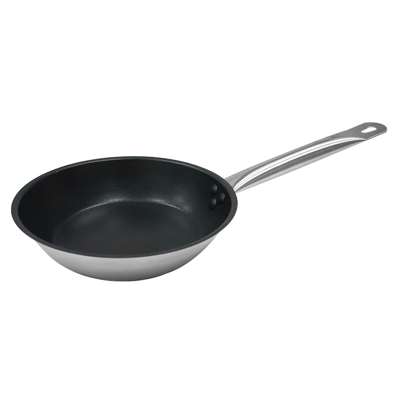 stainless steel frying pan non stick