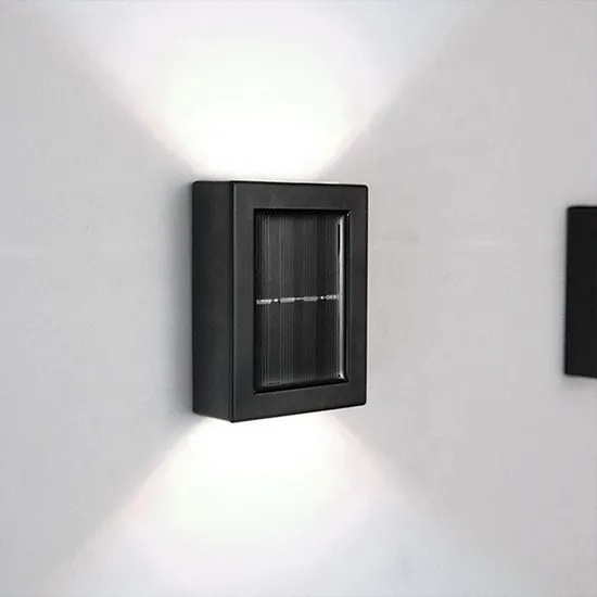 Luz de parede solar solar ao ar livre com design ecológico1