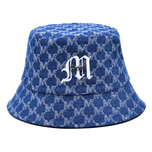 Nytt design luksusmerke Denim Bucket Hat