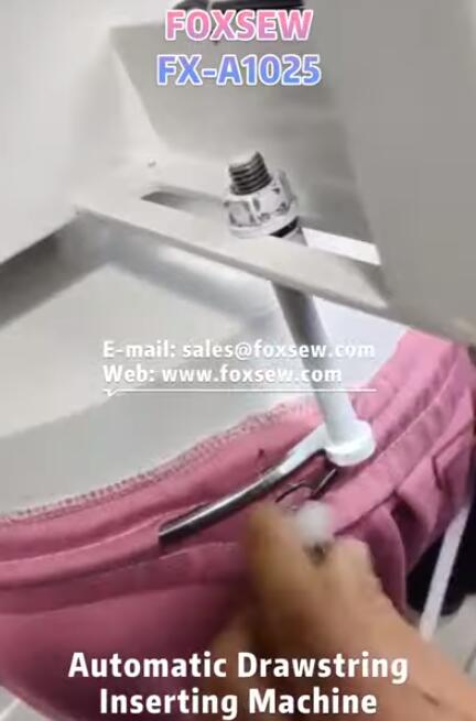 Automatic Drawstring Inserting Machine