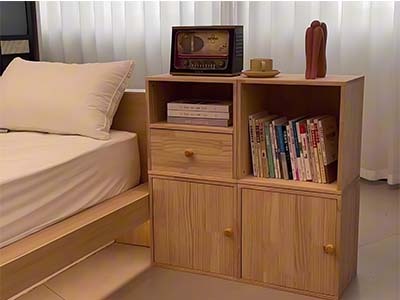 Which is the most practical material for a nightstand?