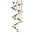 Contemporary Crystal Ball Chandelier for Villa Stairs1