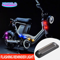 Solar-Powered Red and Blue Flash Warning Light for Anti-Theft and Rear-End Collision Prevention on Bicycles, Motorcycles, and SUVs1