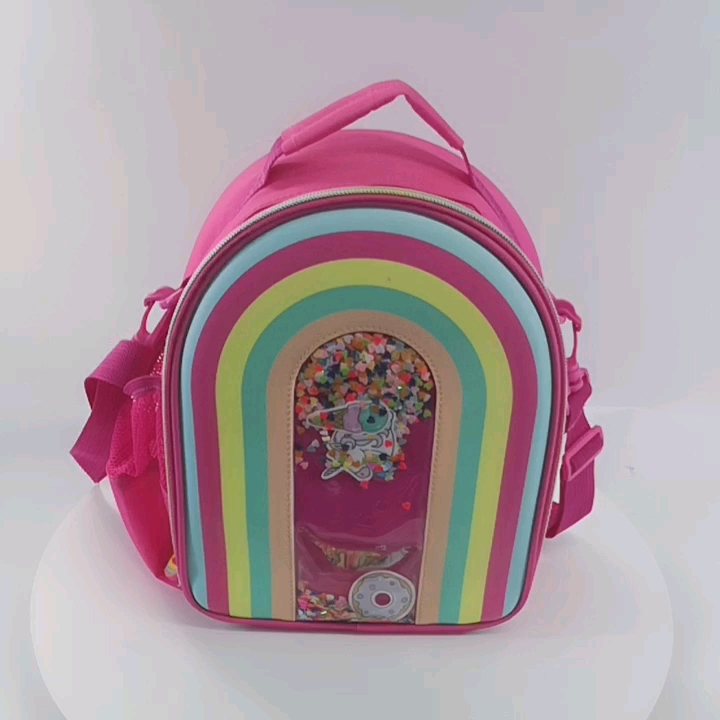HSI RDA190054AA New arrival fancy design rainbow unicorn cute lunch bag for school student1
