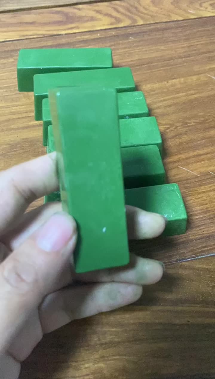 high bright green polishing bar