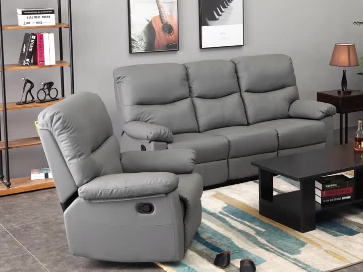 Fabric Glider Recliner sofa