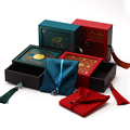Hanhong Großhandel benutzerdefinierte Schmuckverpackungsbox Quadrat Armband Aufbewahrungsbox Ohrringe Ring China Style Halskette Schmuckschachtel1
