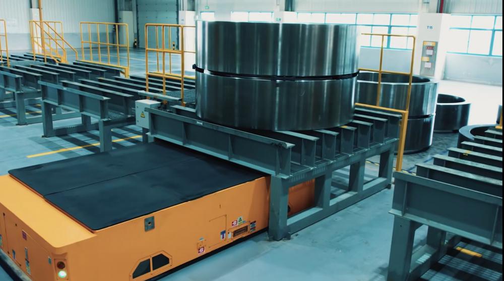 Metallurgical plant air cooling island gearbox