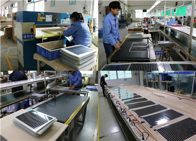 heating film and pad production and aging-2