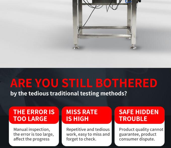 Hög noggrannhet Transportband Automatisk kontroll Väger Hög hastighet för livsmedelsindustrin 1