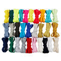 Custom Length Solid Color Polyester Shoelaces in Various Colors1