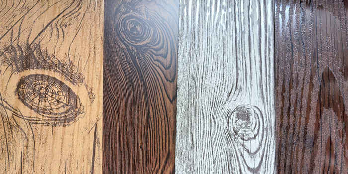 Warna kayu Oak Emas yang dipracat untuk Panel Dinding