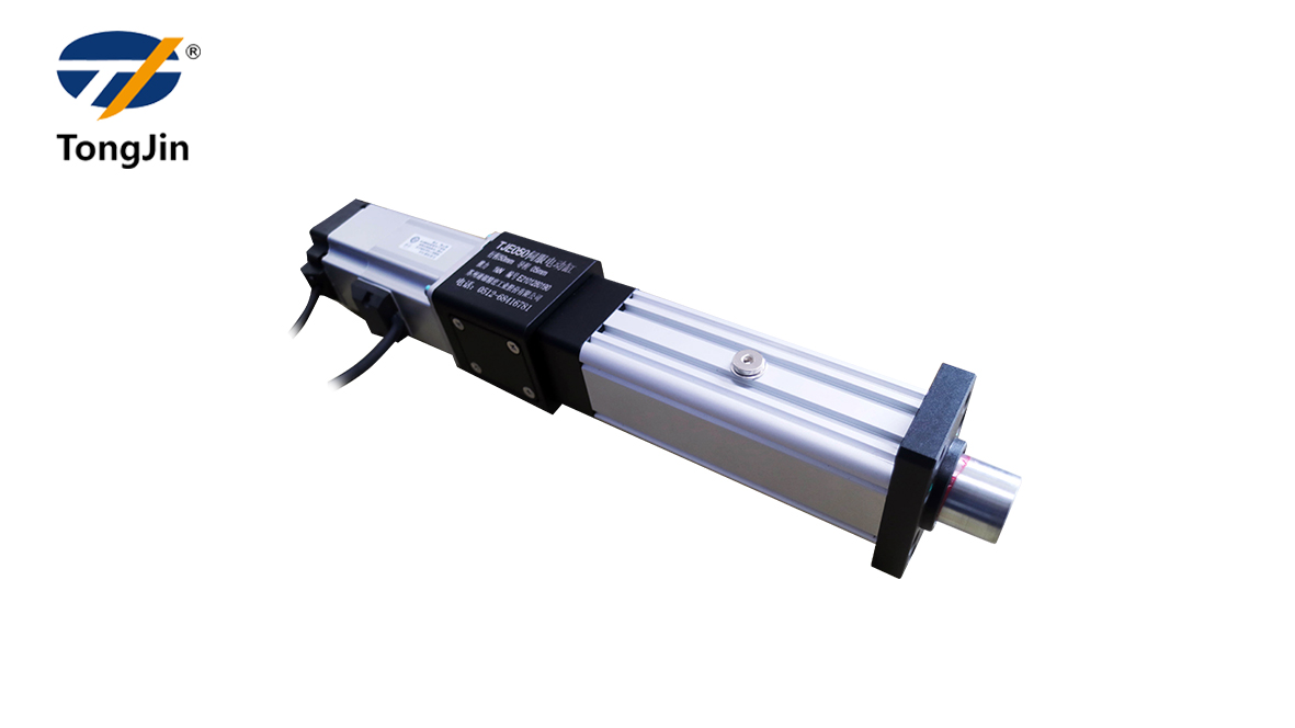 TJEN050 Цяжкая нагрузка 150 кг лінейнага прывада Стандартны інсульт 50-500 мм Сервопростик