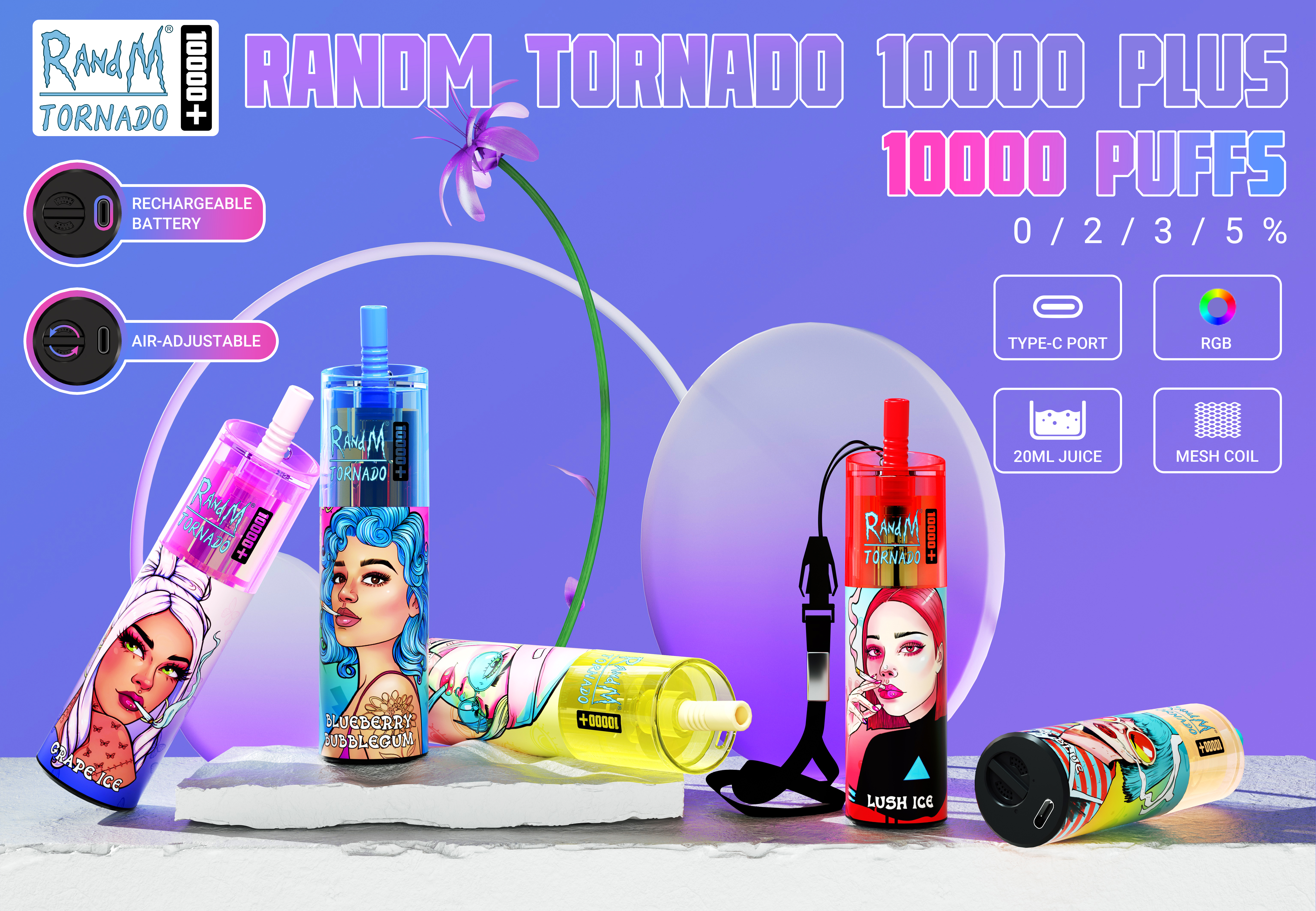 Randm tornado 10000 más