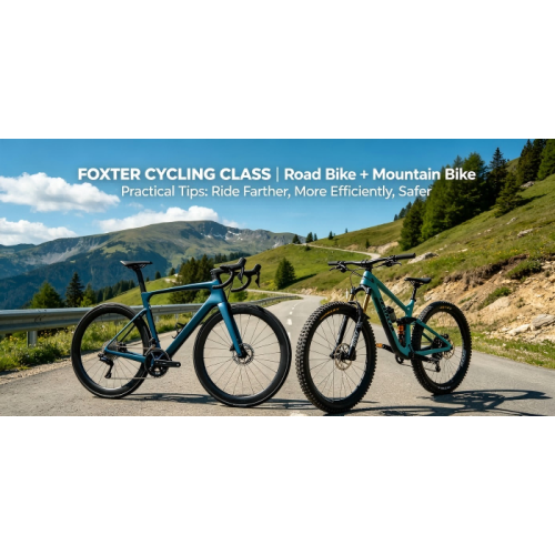Велосипедный класс FOXTER | Практические советы для шоссейных и горных велосипедов: катайтесь дальше, проще и безопаснее