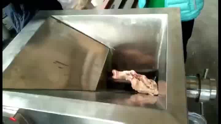 meat bone grinder machine.mp4