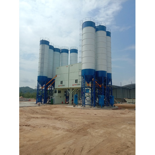 Another two FYG HZS120 modular mixing plants  support the construction of the Wuyue highway