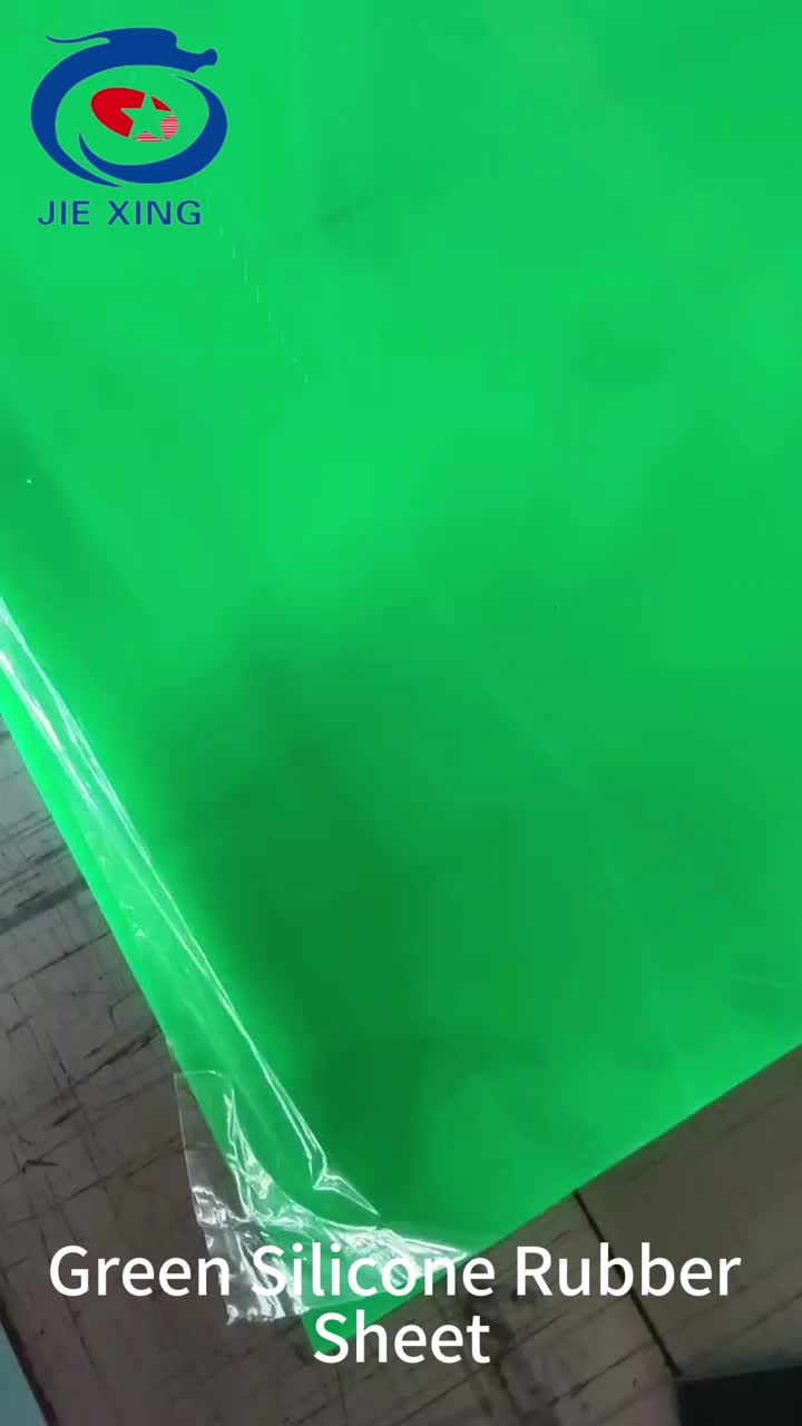 Hoja de silicona verde