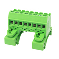 Green Panel Mount Connector 5.08mm Pitch1