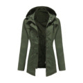 Lightweight Waterproof Packable Hooded Raincoat for Women1