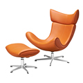 Modern Designer Luxury Living Room Furniture - Fiberglass Dining and Swivel Sofa Chair1