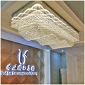 Customized Large Modern LED K9 Crystal Chandelier for Wedding Halls and Hotels1