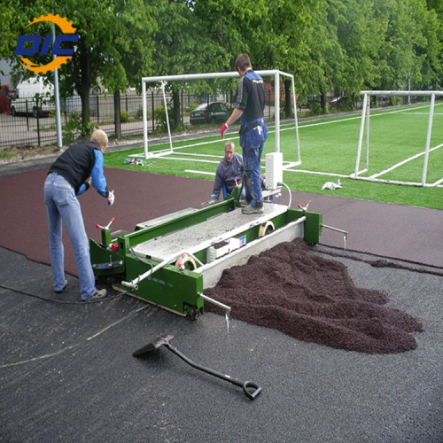 Usage of Sports track paving machine