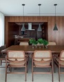Nieuwe trend Modern Furniture Cafe Wood and Rope handgemaakte stoelen voor restaurant1