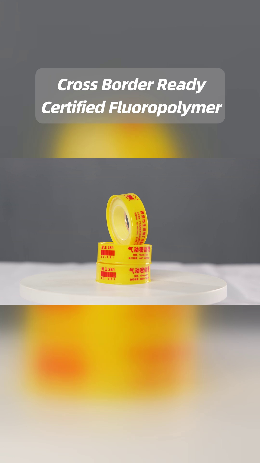 Cinta de PTFE autolubricante que permite una instalación de tuberías rápida y suave