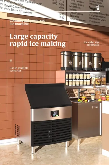 Máquina de fabricação de gelo de grande capacidade fabricante de gelo para barra de restaurante Shop1