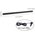 Popular 18-Light Car Front and Rear Flashing LED Light Bar1