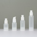 Frosted Transparent Vacuum Pump Airless Bottles for Skin Care Lotion (15ml-100ml)1