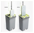 Microfiber Magic Scrubbing Mop Bucket Set: 360 Degree Rotating Flat Mop for Wet and Dry Cleaning1