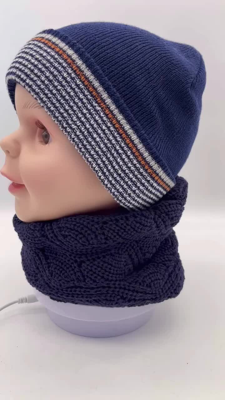 CF-W-0020 Knitted scarf for baby  (1)