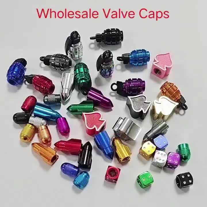 Automobile tire valve cap