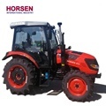 HORSEN Mini 40-45HP 4WD Tractor with Front End Loader, Backhoe, and AC Cabin - Made in China1