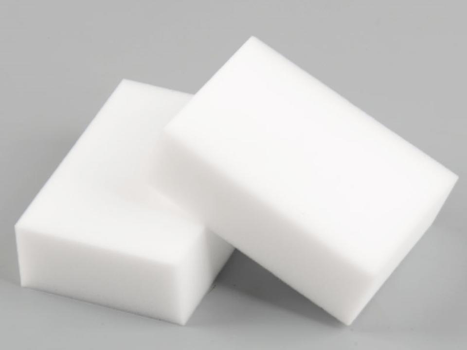 Melamine sponge application